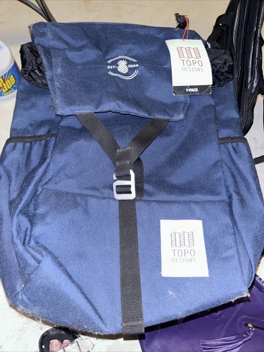 Topo Designs Y-Pack Backpack Navy Blue New NWT - 第 1/7 張圖片