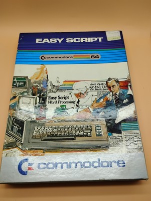 Easy Script Word Processing Commodore 64 C64 Complete BOX ONLY