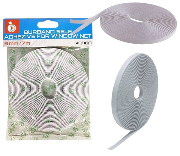 Klettband FüR Fliegengitter Insektenschutz Befestigungsband Klebeband 7M X 9Mm-image