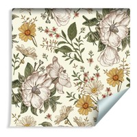 10M Vlies Tapete Kamille Wilde Rosen Natur Blumen Xxl 565