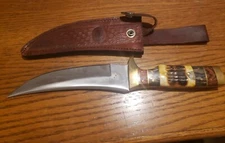 Chipaway Cutlery Big Bowie Knife Fixed Blade Knife With Sheath