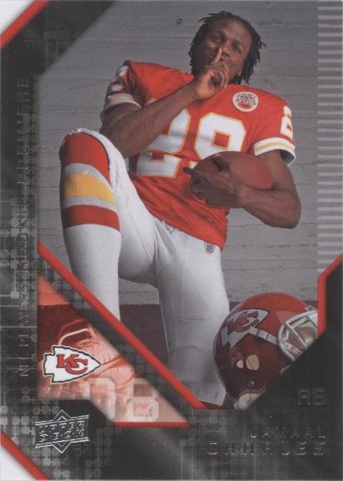 2008 Upper Deck NFL Players Rookie Premiere Jamaal Charles #16 - 1 of 2