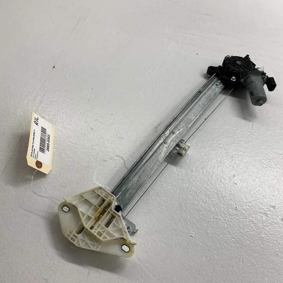 ACURA TLX 2015-2020 puerta trasera izquierda lado conductor ventana regulador motor OEM Foto 4 de 4
