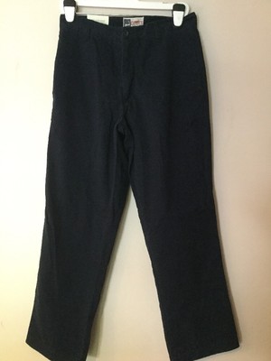 NWT MEN CUFFY'S OF CAPE COD NAVY BLUE KHAKI CASUAL PANTS W32 L32