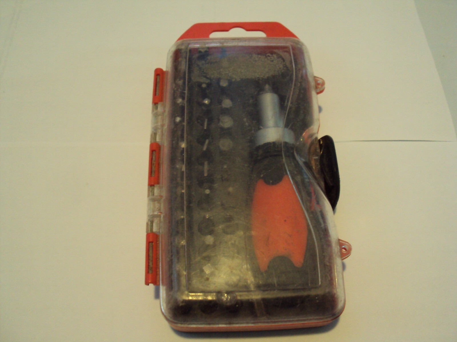 stubby screw driver set 38 heads with ratchet driver and small case