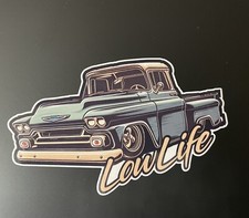 Lowlife Hotrod Decal Sticker Airride Bagged Low Life Rider Slammed Truck Ratrod