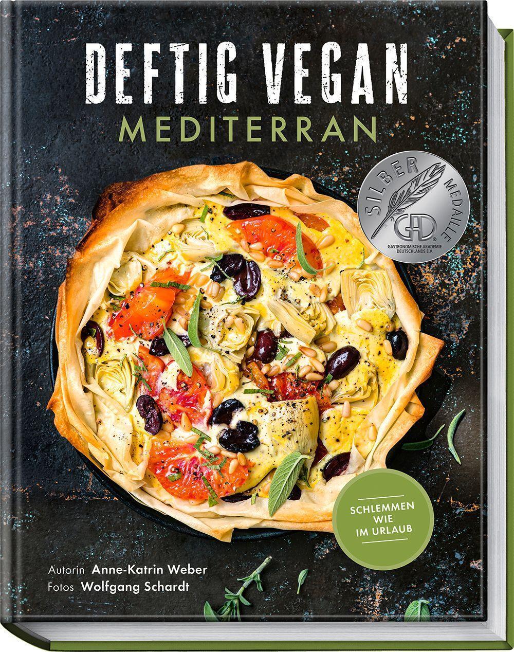 Thumbnail - Deftig Vegan Mediterran | Buch | 9783954532315