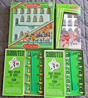 4 Subbuteo LW Teams Ref 13 50 (World Cup Squad) 156 & 415 all Boxed!!
