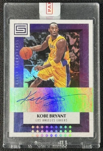 KOBE BRYANT 2017-18 PANINI STATUS #ES-KBR ELITE SIGNATURES ON-CARD AUTO LAKERS