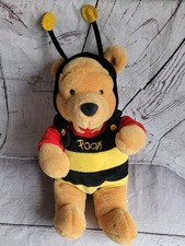 Disney World Winnie The Pooh Bear Honeybee Bumble Bee Costume Plush 16in