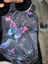 Girls Butterfly Bathing Suit Size 140 (10/12)