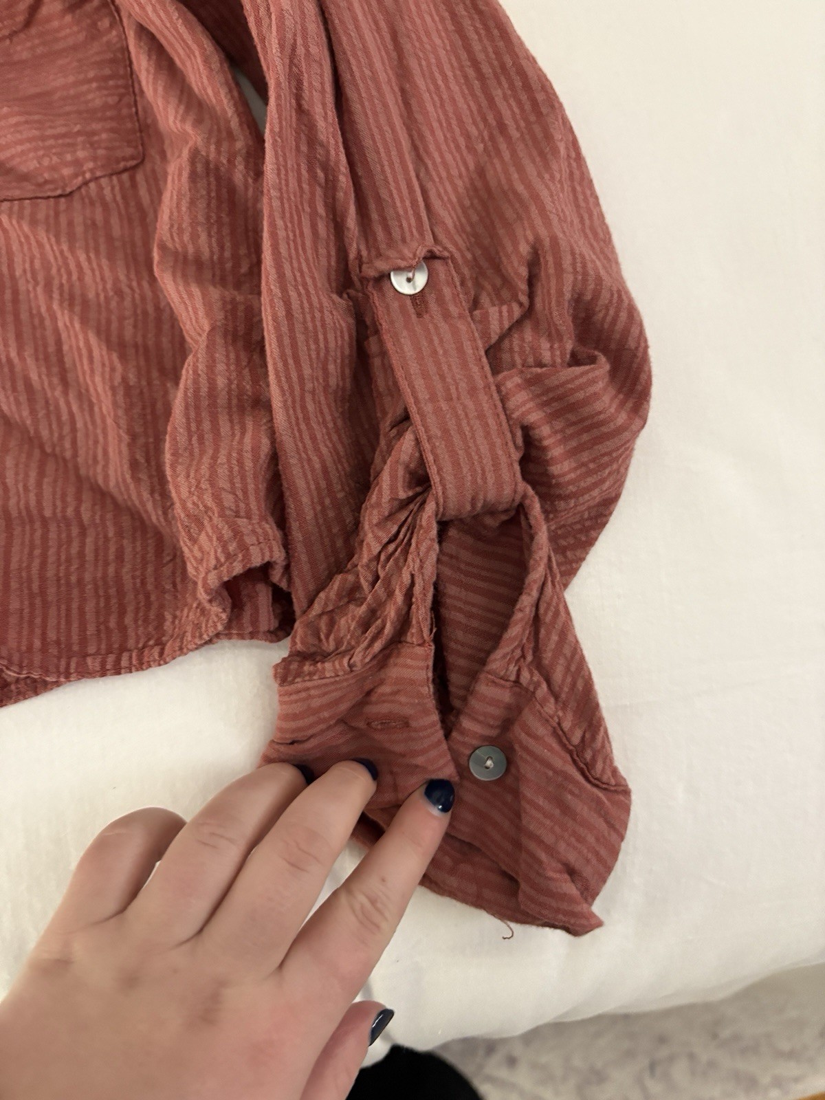 love notes collared button down top us size large - image 4