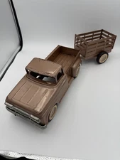 Vintage  1958 Tonka Farm Pick-Up Truck and Trailer