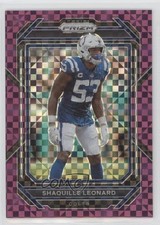 2022 Panini Prizm Purple Power Prizm 36/49 Shaquille Leonard #125 10qe