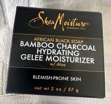 SHEA MOISTURE BAMBOO CHARCOAL HYDRATING GELEE MOISTURIZER BLEMISH-PRONE SKIN 2oz