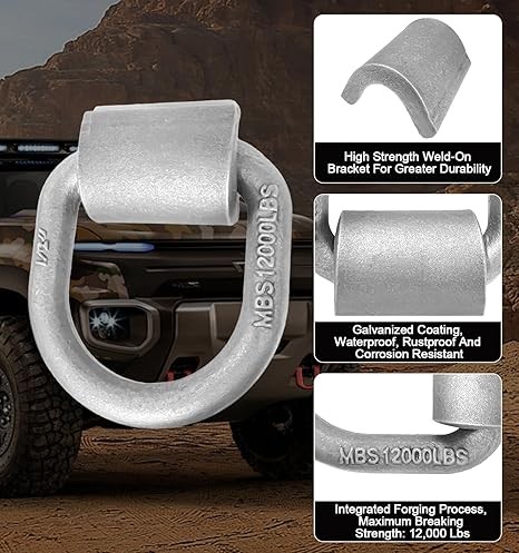 DC Cargo Weld-On D-Ring, 3/4 In., 9,000 Lb. WLL At Tractor Supply Co - Foto 9