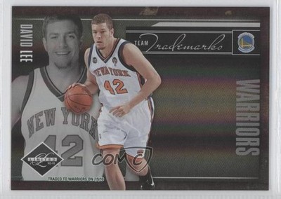 2010-11 Panini Limited Team Trademarks Spotlight Silver 20/49 David Lee #4 6k8