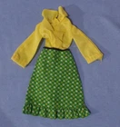 Vintage Barbie Clothes - Superstar Era Barbie 9627 Peasant Dress