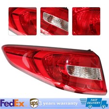 For Hyundai Sonata 2015-2017 Left Driver Outer Tail Light Rear Lamp Red Factory