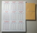APBA compatible 1967 season cards Complete Set Every Player Included! Perforated