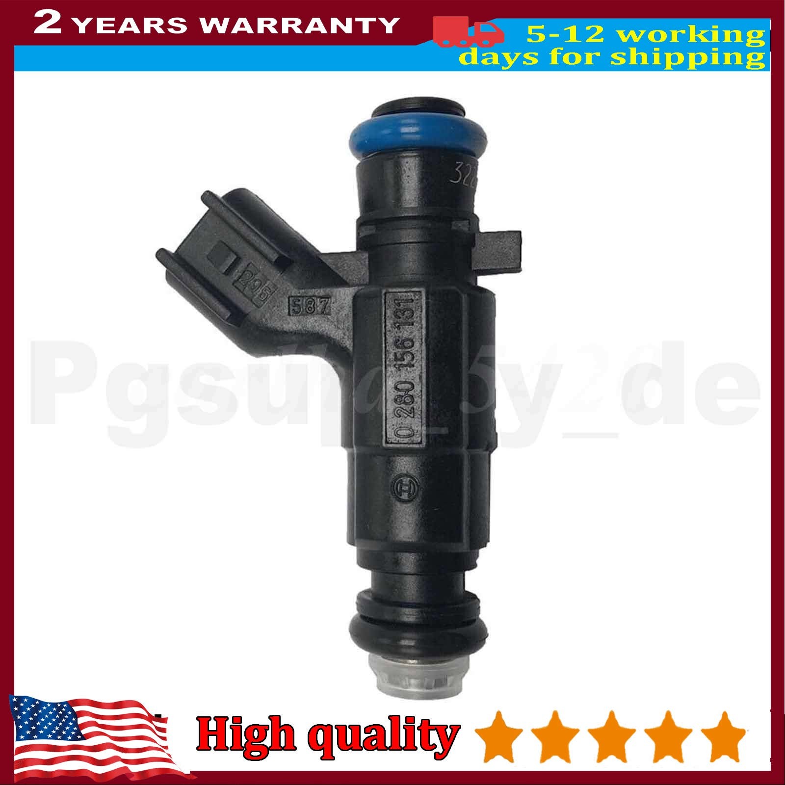 1PCS Fuel Injector 12571159 Fit Cadillac CTS SRX 3.6L V6 2004-08 0280156131 NEW