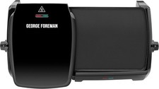 Image of George Foreman 23450 1800 Watts Entertaining 10 Portions Family Grill & Griddle