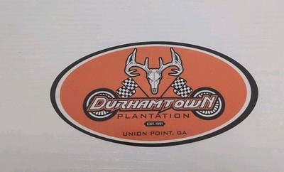Durhamtown Plantation Off Road Resort Sticker 3.5''X2'' NEW B399