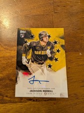 2024 Topps Update #BSAU-JM Jackson Merrill Baseball Stars Autographs Black #/199
