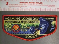 Boy Scout OA 257 Agaming flap 4896MM