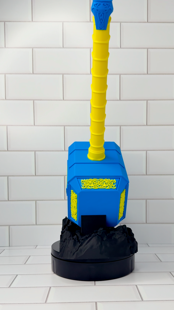 San Diego Chargers #1 Mjolnir Thor's Hammer | 3D Printed Fan Art