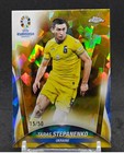 Taras Stepanenko 2024 Topps Chrome Sapphire UEFA Euro Gold 15/50 #145
