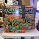 SET OF 2 Vintage TMNT Ninja Turtles Figure Collectors Carrying Case 1988
