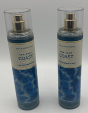 Lot of 2 Bath  Body Works Sea Salt Coast Fine Fragrance Body Mist 8oz. New