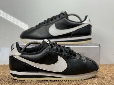 Nike Cortez Basic Leather Black White Men's Sneakers Shoes Size 8 819719-012