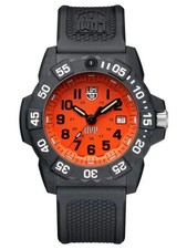Luminox SCOTT CASSELL UVP SET Navy Seal Black/Orange Mens Watch XS.3509.SC.SET