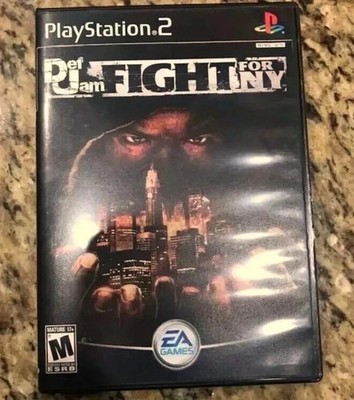 Def Jam: Fight for NY Sony PlayStation 2 PS2 2004 Tested Works 100%