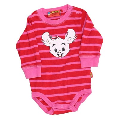 Bamse by Lindex, Body, Größe: 62, Rot/Pink, Baumwolle, Streifen, Mädchen #mRi