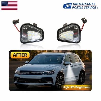 Car Side Mirror Puddle Light For Volkswagen VW Passat EOS CC Scirocco Jetta