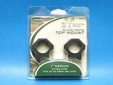 Weaver Tactical 1" Medium 4-Hole Picatinny Aluminum Scope Rings Matte 48360