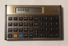 Vintage Hewlett Packard HP 12C Financial Calculator Works