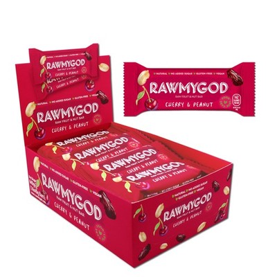 RAWMYGOD Fruit and Nut Bars, Gluten Free, Vegan, No 1 Count (Pack of 16)