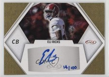 2023 SAGE High Series Auto Gold 14/100 Eli Ricks #A-ER Auto 2b2