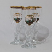 3 Bierglas Schwarzbier Schwarzer Steiger 0,3l RC Feldschl&ouml;&szlig;chen Dresden Tulpe