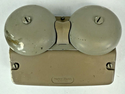 Western Electric Double Bell System Electric Door Bell Telephone Ringer