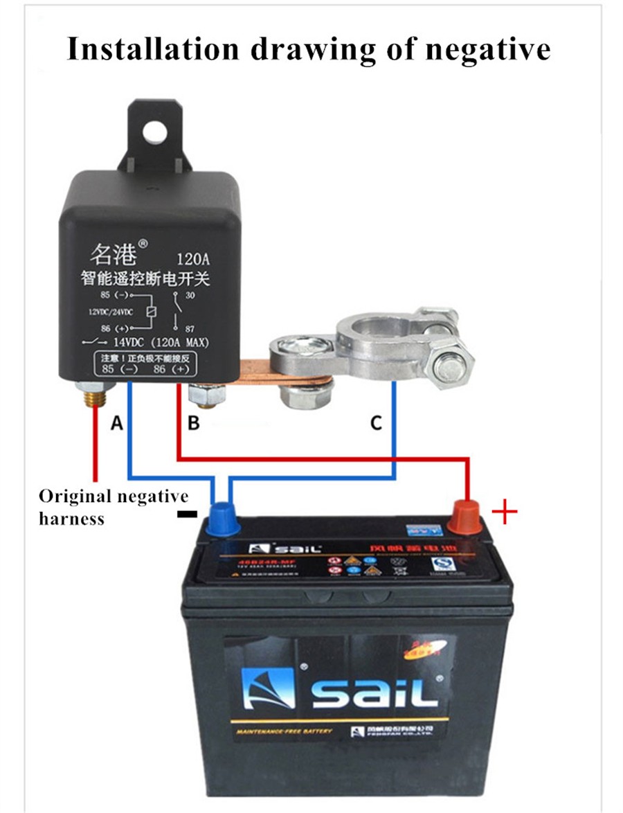 Car Battery Disconnect Cut Off Isolator Switches Wireless Remote Control 12V USA