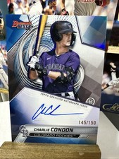 2025 Bowman Best Charlie Condon Auto /150 MINT ROCKIES