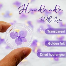 30pcs Transparent Wax Seal Stickers – Handmade Self-Adhesive Seals with Dried...