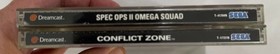 Dreamcast Games Lot - Conflict Zone, Spec Ops II: Omega Squad - Working, CIB