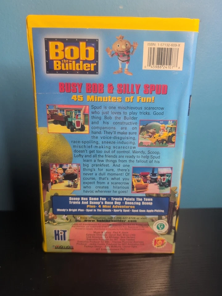 Bob the Builder - Busy Bob  Silly Spud (VHS, 2002) - Image 3 of 4