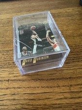 David Robinson lot of 61 raw basketball cards. Nice variety. Great shape.